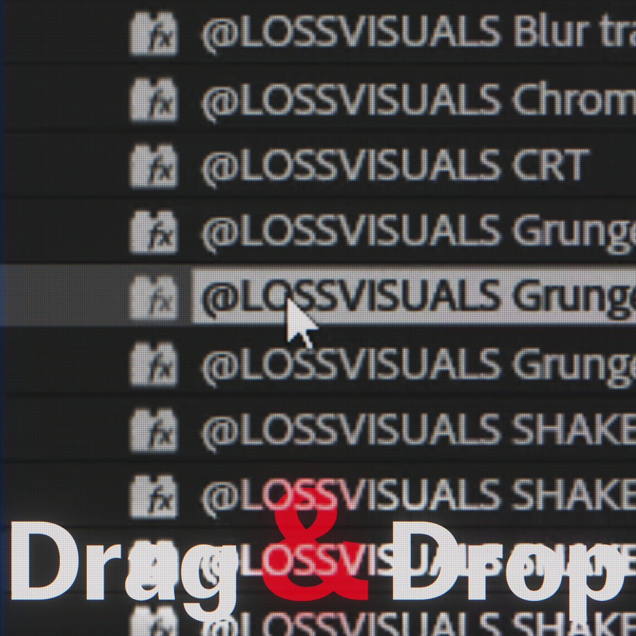 Red Fast Flash Preset für After Effects